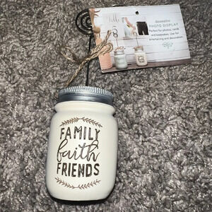 NWT "Family, Faith, Friends" Photo Display